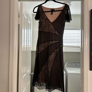 BCBG Black Lace Dress Size 4
